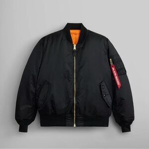 Alpha Industries MA-1 Black Bomber Jacket